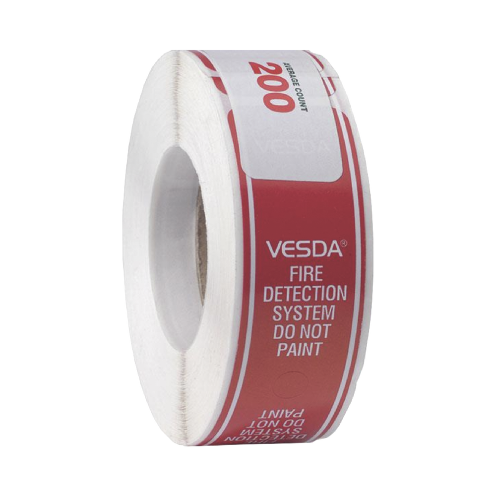 Sampling Point Label / for VESDA Aspirating Smoke Detectors / Wrap Around Style / 200 per Roll
