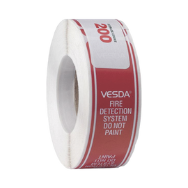 Sampling Point Label / for VESDA Aspirating Smoke Detectors / Wrap Around Style / 200 per Roll