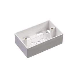 Caja de Pared Universal, Color blanco, Para montaje con Placas de Pared