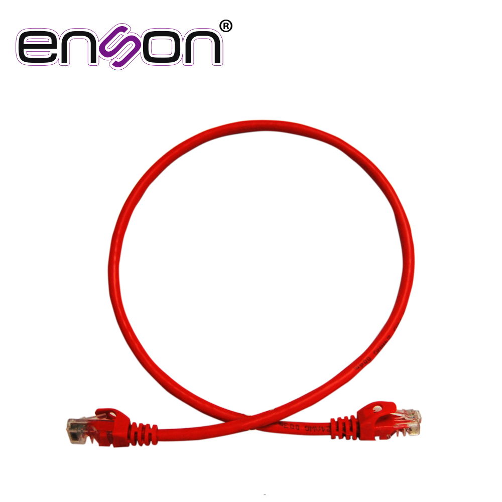 PATCHCORD UTP ENSON P6006R SERIE PRO 100-II 100% COBRE COLOR ROJO 60CM PARA MEJOR IDENTIFICACION DE SOLUCIONES EN RACKS Y GABINETES PATCHCORD UTP ENSON P6006R SERIE PRO 100-II 100% COBRE COLOR ROJO 60CM PARA MEJOR IDENTIFICACION DE SOLUCIONES EN RACKS Y GABINETES