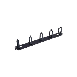 Organizador de Cables con 5 anillos, 1U, 19