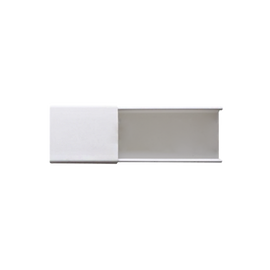 Canaleta blanca sin división, de PVC auto extinguible, 48 x 16 x tramo 2.5m (6101-01260
