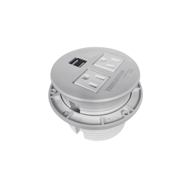 Multicontactos / USB empotrable color blanco, no incluye cable de poder