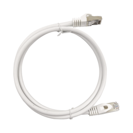Patch Cord Cat6A 10G blindado  2M ( 6.25 ft ) BLANCO