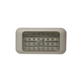 Luz rectangular blanca cálida para interiores