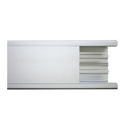 Canaleta de aluminio, 99 x 72 mm, tramo de 3m. (8101-80300)