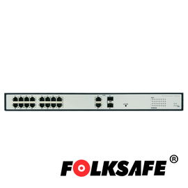 SWITCH POE+ 16FAST/16POE + 2GIGA/2SFP COMBO NO-ADMINISTRABLE FOLKSAFE FS-S1016EP-2C 802.3AF-AT 260WATTS NO SOPORTA POE EXTENDIDO SWITCH POE+ 16FAST/16POE + 2GIGA/2SFP COMBO NO-ADMINISTRABLE FOLKSAFE FS-S1016EP-2C 802.3AF-AT 260WATTS NO SOPORTA POE EXTENDIDO