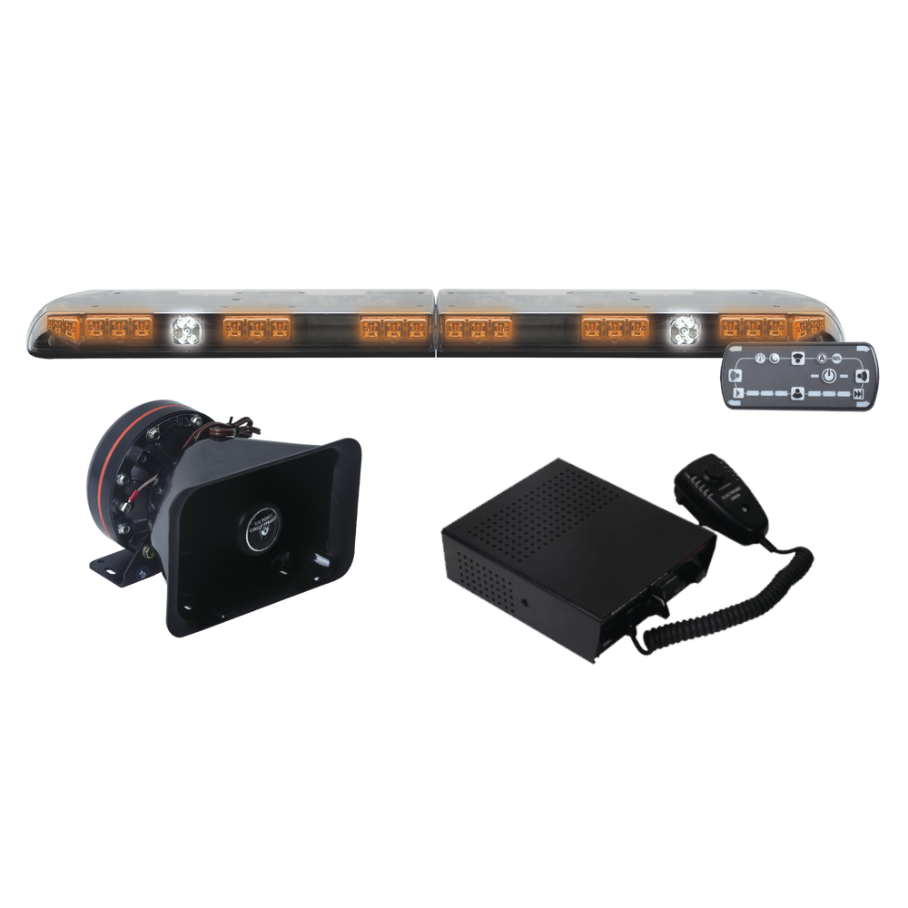 Kit para equipar unidades de construcción o seguridad privada, con barra de luces Vantage ultra brillante de 48