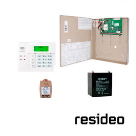KIT INTRUSION INALÁMBRICO RESIDEO V21IPT50RFBT CON PANEL VISTA 21IP/ SOPORTA 48 ZONAS/ 1 TECLADO 6150RF CON RECEPTOR INALÁMBRICO DE 16 ZONAS / 1 TRANSFORMADOR 1361GT/ 1 BATERIA ENS-BT412