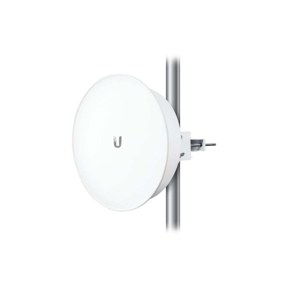 PowerBeam 802.11ac up to 450 Mbps, 25dBi Dish Antenna with ISO Ring