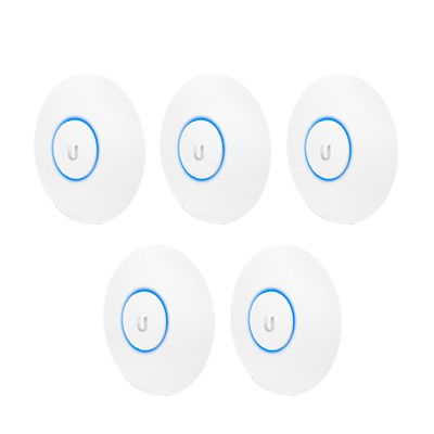 5-Piece 802.11 ac PRO Access Point UAPACPRO Package. PoE not Included 5-Piece 802.11 ac PRO Access Point UAPACPRO Package. PoE not Included