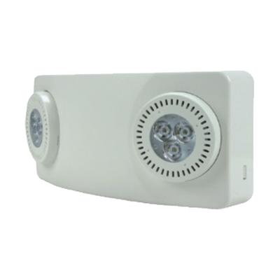 Luz de Emergencia Dual LED /520lm/uso rudo/montaje en pared o techo/batería de respaldo incluida