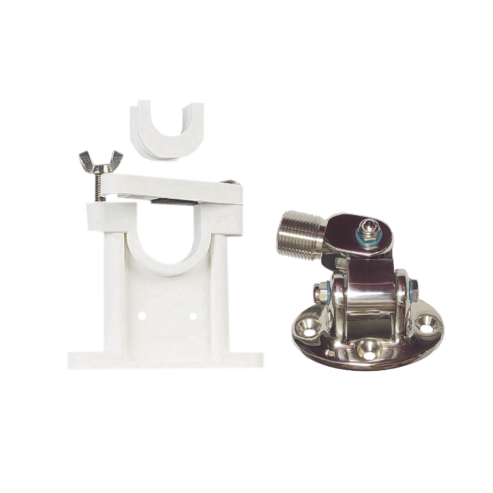 Kit de montaje de acero inoxidable ajustable con soporte para antenas de 1