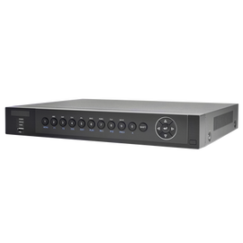DVR 3 Megapixel PENTAHIBRIDO / 4 Canales TURBOHD + 1 Canal IP / 4 Canales Audio / 1 Bahía de Disco Duro / Entrada y Salida de Alarmas / H.264+