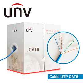 CABLE UTP CAT6 UNV CAB-LC3100A-IN AZUL 23AWG