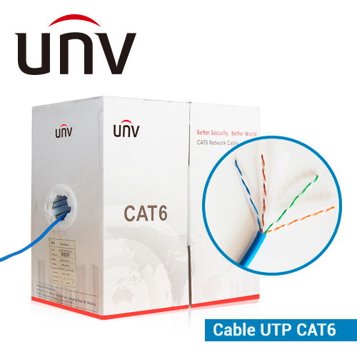 CABLE UTP CAT6 UNV CAB-LC3100A-IN AZUL 23AWG CABLE UTP CAT6 UNV CAB-LC3100A-IN AZUL 23AWG