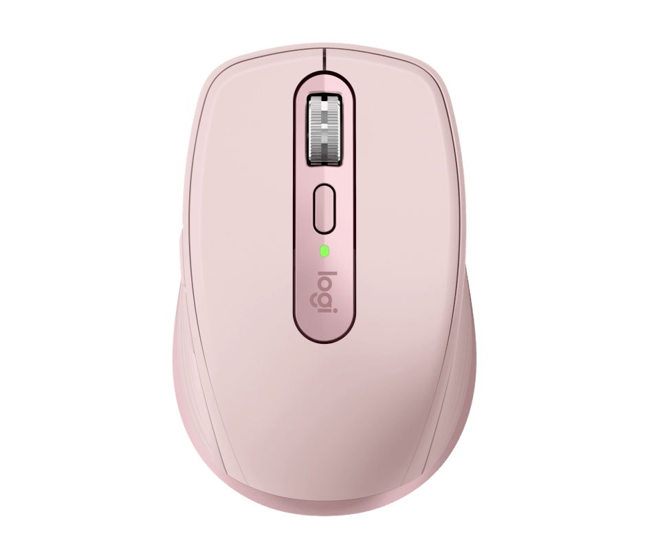 Logitech MX Anywhere 3 - Ratón - laser - 6 botones - inalámbrico - Bluetooth, 2.4 GHz - receptor inalámbrico USB - rosa
