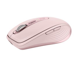 Logitech MX Anywhere 3 - Ratón - laser - 6 botones - inalámbrico - Bluetooth, 2.4 GHz - receptor inalámbrico USB - rosa