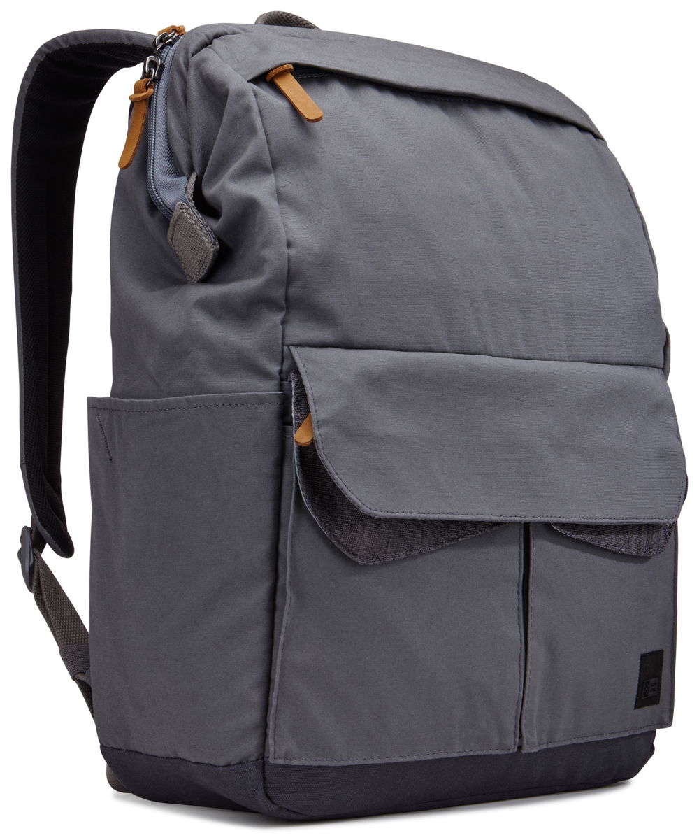 Case Logic LODP114GR mochila Gris Lienzo, Algodón