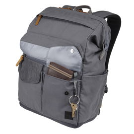 Case Logic LODP114GR mochila Gris Lienzo, Algodón