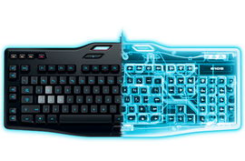 Logitech G105 teclado USB Negro