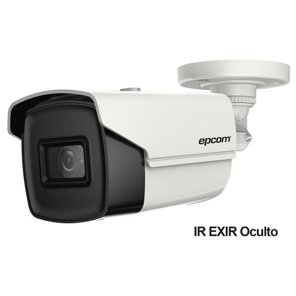 4K Bullet camera TURBOHD / 2.8 mm Lens / IR EXIR up to 196ft (60m) / IP67 / 12 VDC / 4 Technologies (TVI / AHD / CVI / CVBS)