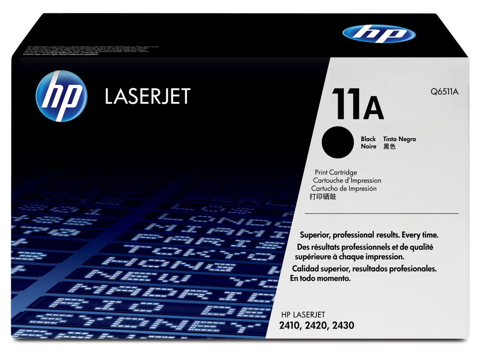HP 11A Black Original LaserJet Toner Cartridge cartucho de tóner 1 pieza(s) Negro HP 11A Black Original LaserJet Toner Cartridge cartucho de tóner 1 pieza(s) Negro