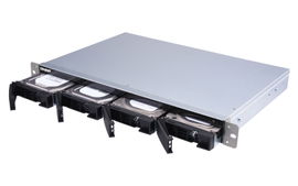 QNAP TS-431XeU - Servidor NAS - 4 compartimentos - montaje en bastidor - SATA 6Gb/s - RAID 0, 1, 5, 6, 10, JBOD, 5 Hot Spare - RAM 8 GB - Gigabit Ethernet / 10 Gigabit Ethernet - iSCSI soporta - 1U QNAP TS-431XeU - Servidor NAS - 4 compartimentos - montaje en bastidor - SATA 6Gb/s - RAID 0, 1, 5, 6, 10, JBOD, 5 Hot Spare - RAM 8 GB - Gigabit Ethernet / 10 Gigabit Ethernet - iSCSI soporta - 1U