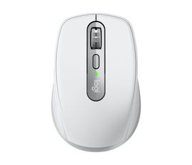 Logitech MX Anywhere 3 - Ratón - laser - 6 botones - inalámbrico - Bluetooth, 2.4 GHz - receptor inalámbrico USB - gris pálido