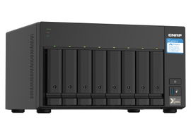QNAP TS-832PX-4G - Servidor NAS - 8 compartimentos - SATA 6Gb/s - RAID RAID 0, 1, 5, 6, 10, 50, JBOD, 60 - RAM 4 GB - Gigabit Ethernet / 2.5 Gigabit Ethernet / 10 Gigabit Ethernet - iSCSI soporta