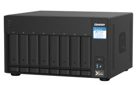 QNAP TS-832PX-4G - Servidor NAS - 8 compartimentos - SATA 6Gb/s - RAID RAID 0, 1, 5, 6, 10, 50, JBOD, 60 - RAM 4 GB - Gigabit Ethernet / 2.5 Gigabit Ethernet / 10 Gigabit Ethernet - iSCSI soporta