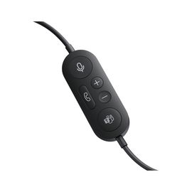 Microsoft Modern USB Headset - Auricular - en oreja - cableado - USB - negro - Certificado para Equipos de Microsoft