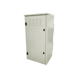 Gabinete para Poste/Torre/Pared para Exterior con Ventiladores y Termostato con Rack de 19