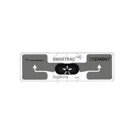 Tag UHF transparente con adhesivo para Vehiculo ( EPC Gen 2 )