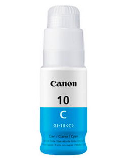 BOTELLA TINTA CANON GI-10C CYAN 70ML G5010/G5011 G6010/G6011 3391C001