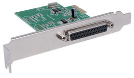 TARJETA PCI-E MANHATTAN PARALLELA 1-DB25 IEEE 1284 LOW PROFFILE