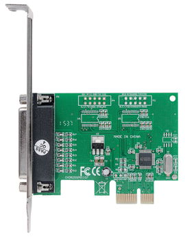 TARJETA PCI-E MANHATTAN PARALLELA 1-DB25 IEEE 1284 LOW PROFFILE