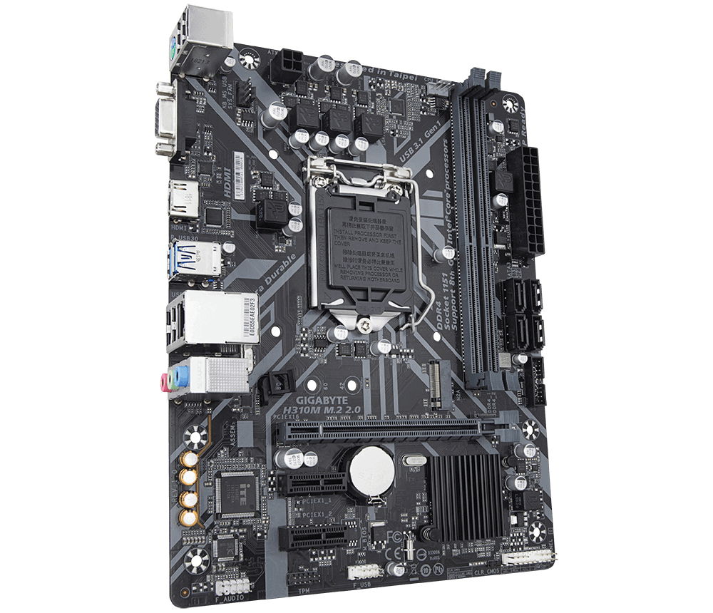 MB GIGABYTE H310M M.2 2.0 S1151 2DDR4 S-V-R HDMI MB GIGABYTE H310M M.2 2.0 S1151 2DDR4 S-V-R HDMI