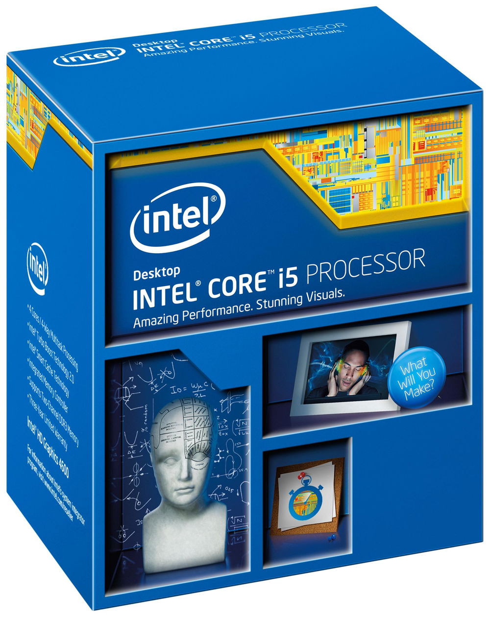 CPU INTEL Ci5 3.2 GHZ i5-4460 S-1150 6MB 3y