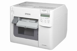Epson TM C3500 - Impresora de etiquetas - color - chorro de tinta - Rollo (10,8 cm), plegado en abanico (10,8 cm) - 720 x 360 ppp - hasta 101.6 mm/segundo - LAN, host USB - cortador