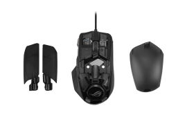 ASUS ROG Chakram Core - Ratón - óptico - 5 botones - cableado - USB - negro