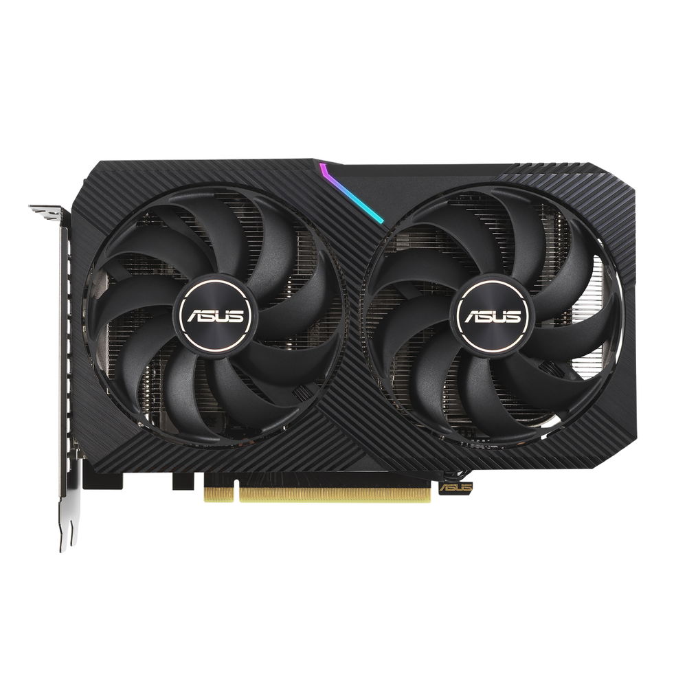 ASUS DUAL-RTX3060TI-O8G-MINI-V2 - OC Edition - tarjeta gráfica - GF RTX 3060 Ti - 8 GB GDDR6 - PCIe 4.0 - 3 x DisplayPort, HDMI