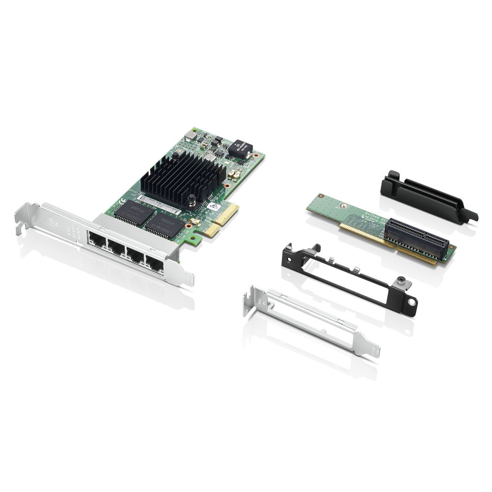 Intel I350-T4 - Adaptador de red - PCIe 2.1 - Gigabit Ethernet x 4