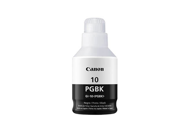 BOTELLA TINTA CANON GI-10PGBK BLACK 170ML G5010/G5011 G6010/G6011 GM2010/GN2011 3382C001