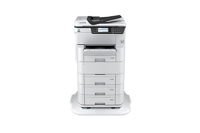 Epson WorkForce Pro WF-C878R - Impresora multifunción - color - chorro de tinta - A3 (297 x 420 mm) (original) - A3 (material) - hasta 23 ppm (copiando) - hasta 25 ppm (impresión) - 335 hojas - 33.6 Kbps - Gigabit LAN, USB 3.0, Wi-Fi(ac)