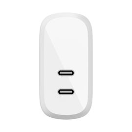 Belkin - - 40 vatios - PD 3.0 - 2 conectores de salida (2 USB-C) Belkin - - 40 vatios - PD 3.0 - 2 conectores de salida (2 USB-C)