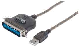 CABLE MANHATTAN USB A PARALELO CENTRONIC 317474 6FT 1.8M
