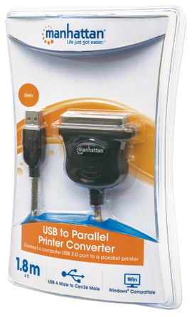 CABLE MANHATTAN USB A PARALELO CENTRONIC 317474 6FT 1.8M CABLE MANHATTAN USB A PARALELO CENTRONIC 317474 6FT 1.8M