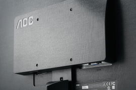 MONITOR AOC LED  21.5 E2270SWHN HDMI BLACK 1920x1080