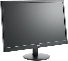 MONITOR AOC LED  21.5 E2270SWHN HDMI BLACK 1920x1080